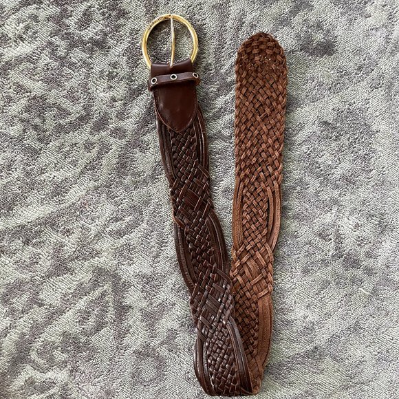 Just Cavalli Leather Braided Belt main image 4